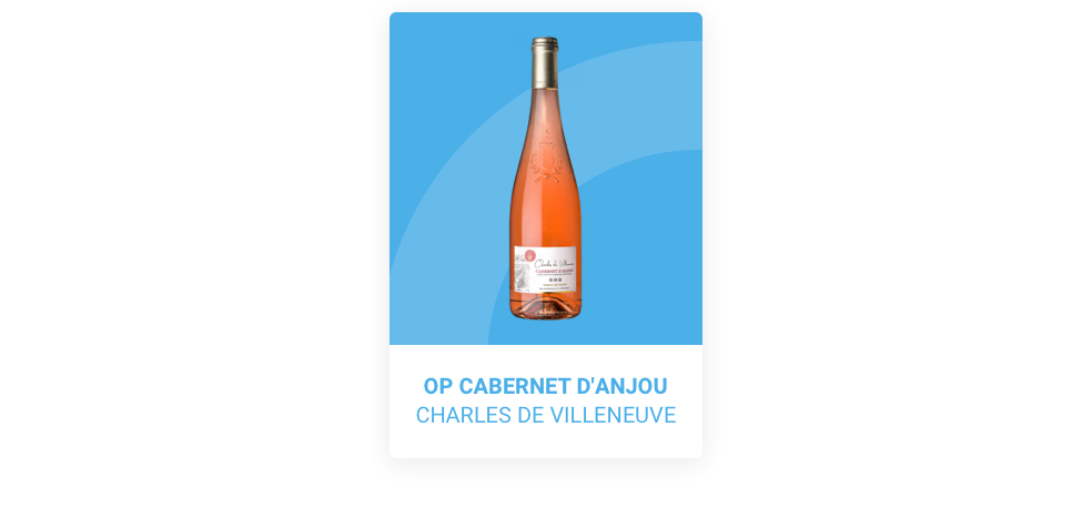 AOP Cabernet d'Anjou Charles de Villeneuve